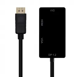 Aisens Adaptador DisplayPort a DVI/HDMI/VGA