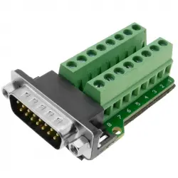 Bematik Adaptador DB15 a Bloque de Terminales 16-Pin