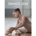 Calendario 2024 Pequeño 16 meses mes visto Danza