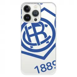 Funda Para Iphone 13 Pro Del Recre Escudo Fondo Transparente - Licencia Oficial Real Club Recreativo De Huelva