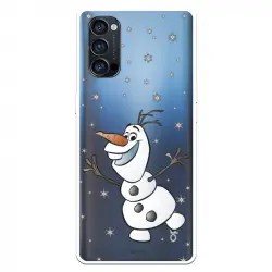 Funda Para Oppo Reno 4 Pro Oficial De Disney Olaf Transparente - Frozen