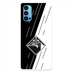 Funda Para Oppo Reno4 5g Del Académica De Coimbra Escudo Bicolor - Licencia Oficial Académica De Coimbra