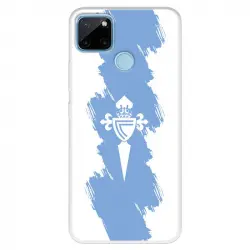 Funda Para Realme C21y Del Celta Escudo Trazo Azul - Licencia Oficial Rc Celta