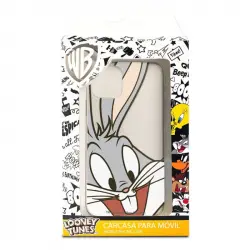 Funda Para Samsung Galaxy A81 Oficial De Warner Bros Bugs Bunny Silueta Transparente - Looney Tunes