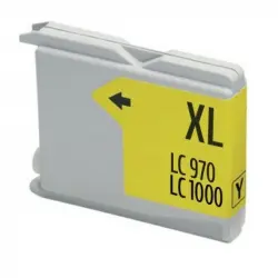 Inkpro Cartucho de Tinta Compatible con Brother LC970XL/1000XL Amarillo
