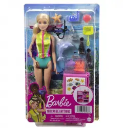 Mattel Barbie Muñeca Bióloga Marina