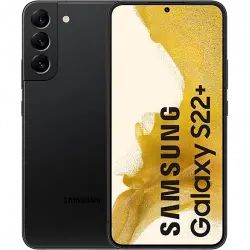 Móvil - Samsung Galaxy S22+ 5G, Black, 128 GB, 8 GB RAM, 6.6" FHD+, Exynos 2200, 4500 mAh, Android 12