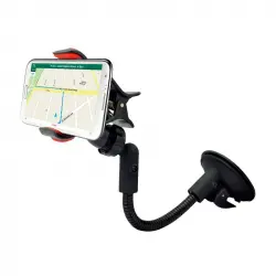 Muvit Soporte de Coche Universal con Ventosa para Smartphone hasta 6"