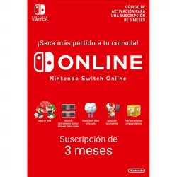 Nintendo Switch Online Suscripción Individual 3 meses (90 Días) Nintendo eShop