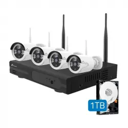 Nivian NV-KIT830W-4CAM Kit de Videovigilancia 8 Canales 1TB