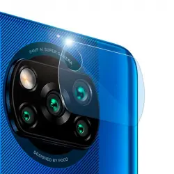 OcioDual Protector para Cámara Trasera Fibra de Vidrio para Xiaomi Pocophone Poco X3 Pro/NFC