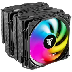 Tempest Cooler 6Pipes Black RGB Ventilador CPU Dual Heatsink 2x120mm Negro