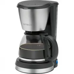 Cafetera De Goteo, 12 A 14 Tazas 1,5 L, Filtro Extraíble, Válvula Antigoteo, Acero Inox. Negro/plata 900w Clatronic Ka 3562