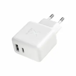 Cargador Corriente 30w Tecnología Gan Usb-c + Usb Compacto Xtorm Volt Ii Blanco