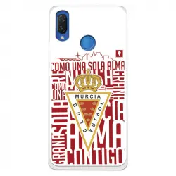 Funda Para Huawei P Smart Plus Del Real Murcia Escudo Fondo Blanco - Licencia Oficial Real Murcia