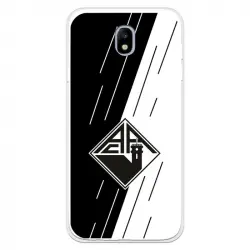 Funda Para Samsung Galaxy J7 2017 Europeo Del Académica De Coimbra Escudo Bicolor - Licencia Oficial Académica De Coimb