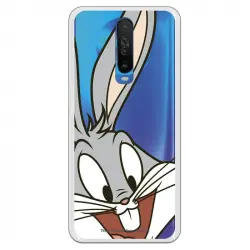 Funda Para Xiaomi Redmi K30 Oficial De Warner Bros Bugs Bunny Silueta Transparente - Looney Tunes