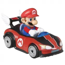 Mattel Hot Wheels Mario Kart Vehículo de  Mario Wild Wing