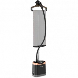 Plancha de vapor vertical - Rowenta Pro Style Care IS8460, 1800 W, Soporte vertical, 1.3 L, Calentamiento en 45 seg, Autonomía 40 min., Negro