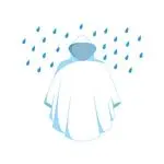 Poncho impermeable infantil Legami