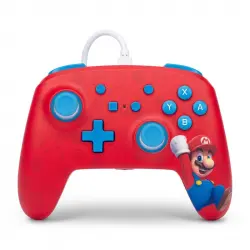 Power A Mando con Cable Extraíble Woo-hoo Mario para Nintendo Switch