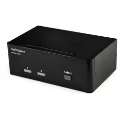 Startech Switch Conmutador KVM de 2 Puertos DisplayPort 4K 60Hz