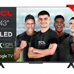TV QLED 43" - TCL 43C635, UHD 4K, Smart TV, Control por voz, Wifi,Dolby Atmos, Negro