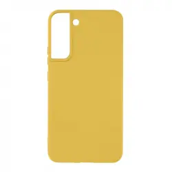Avizar Funda de Silicona Semirrígida Tacto Suave Amarilla para Samsung Galaxy S22 Plus