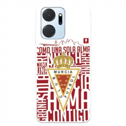 Funda Para Honor X7a Del Real Murcia Escudo Fondo Blanco - Licencia Oficial Real Murcia