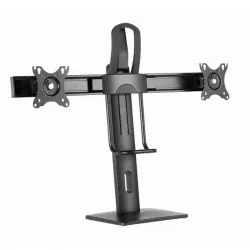 Gembird Ms-d2-01 Soporte de Escritorio para Dos Monitores 27" VESA 100 Max 7Kg Negro