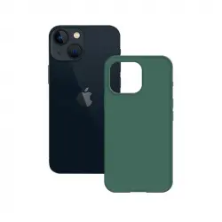 Ksix Funda Semirrígida Antideslizante para iPhone 14 Verde Bulk