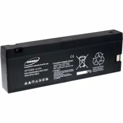 Powery Batería De Gel Para Panasonic Modelo Vw-vbm10e, 12v, 2000mah/24wh, Lead-acid, Recargable