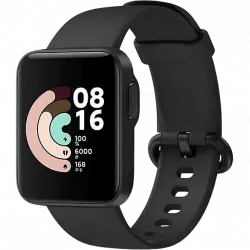 Smartwatch - Xiaomi Mi Watch Lite, 1.4" TFT, Sensor de pulso, Wi-Fi, Bluetooth, Autonomía 9 días, Negro