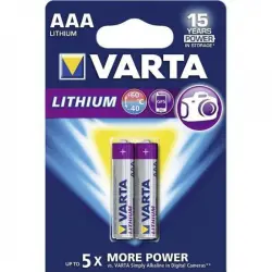 Varta Ultra Lithium Pilas AAA LR03 2 Unidades