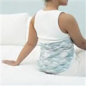 Cinturón lumbar de algodón orgánico Azul