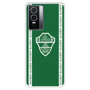 Funda Para Vivo Y76 5g Del Elche Cf Escudo Fondo Verde - Licencia Oficial Elche Cf