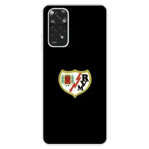 Funda Para Xiaomi Redmi Note 11 Pro 5g Del Rayo Vallecano Escudo Fondo Negro - Licencia Oficial Rayo Vallecano