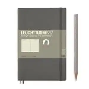 Libreta Leuchtturm Paperback B6 Líneas Tapa blanda Antracita