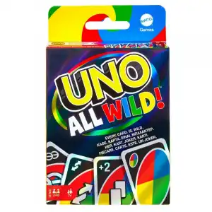 Mattel Uno All Wild! Juego de Cartas