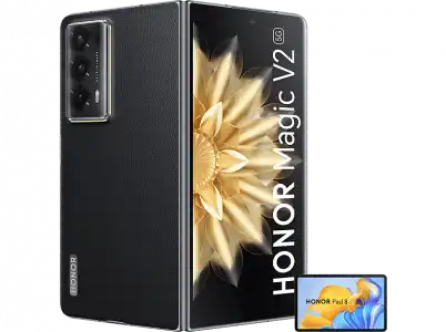 Móvil - Honor Magic V2 + PAD8, Negro, 16+512GB, 16GB RAM, 6.43" AMOLED, Qualcomm® Snapdragon® 8 Gen 2, 5000mAh, Android