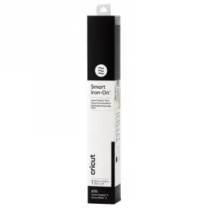 Cricut Smart Iron-On Rollo de Vinilo Termoadhesivo 33x90cm Negro