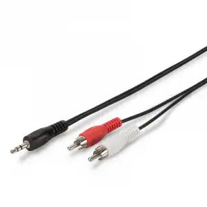 Digitus Cable de Audio Estereo Jack 3.5mm/2x RCA 2.5m