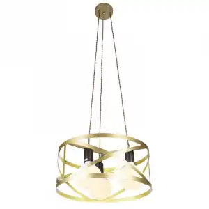 Fabrilamp Melli Lámpara Colgante E27 Dorado