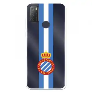 Funda Para Alcatel 1s 2021 Del Rcd Espanyol Escudo Albiceleste Escudo Albiceleste - Licencia Oficial Rcd Espanyol