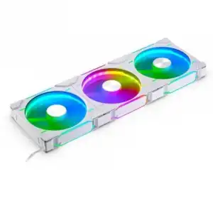 Phanteks D30 Kit 3 Ventiladores PWM 140 mm Flujo Regular D-RGB Blanco
