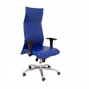 Piqueras y Crespo Albacete XL Sillón Piel con Espuma Viscoelástica Azul