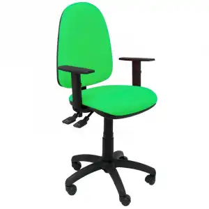 Piqueras y Crespo Tribaldos Silla Oficina con Brazos Regulables Verde Claro