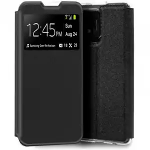 Cool Flip Cover Funda Negra para Alcatel 1B 2022
