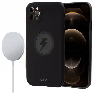 Cool Funda Cover Magnética Negra para iPhone 12 Pro Max