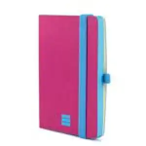 Cuaderno A6 Finocam Modern F3 liso rosa